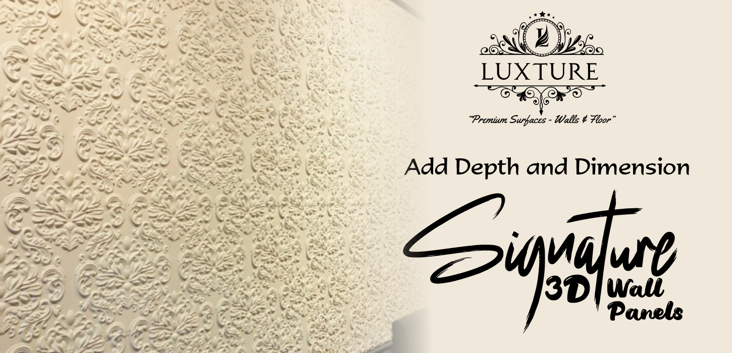Add Depth and Dimension Signature 3D Wall Panels b