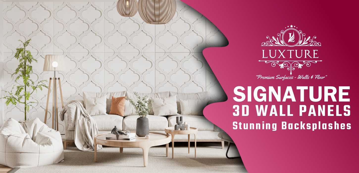 3D Panels Stunning Backsplashes