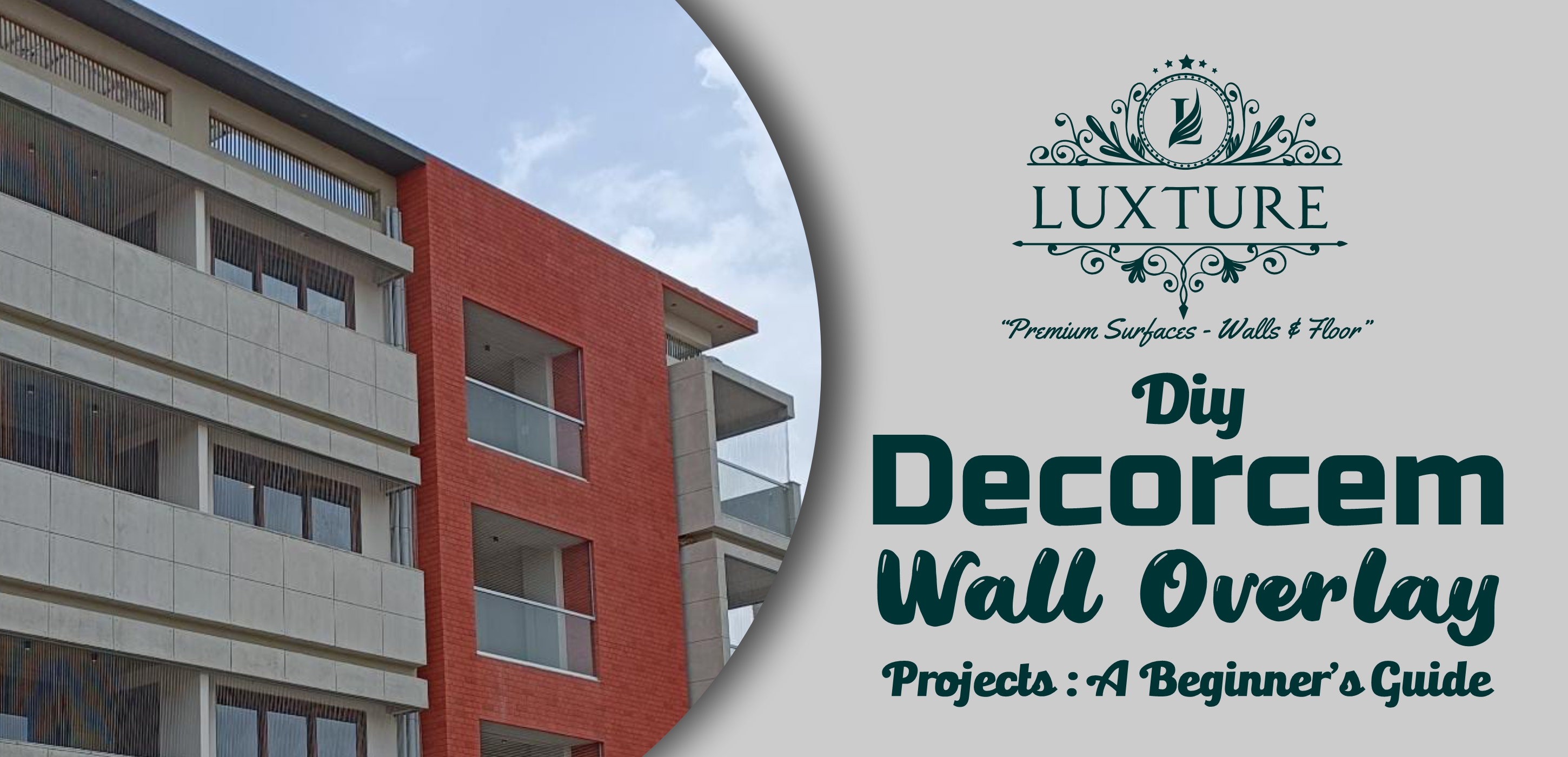 DIY Decorcem Wall Overlay Projects