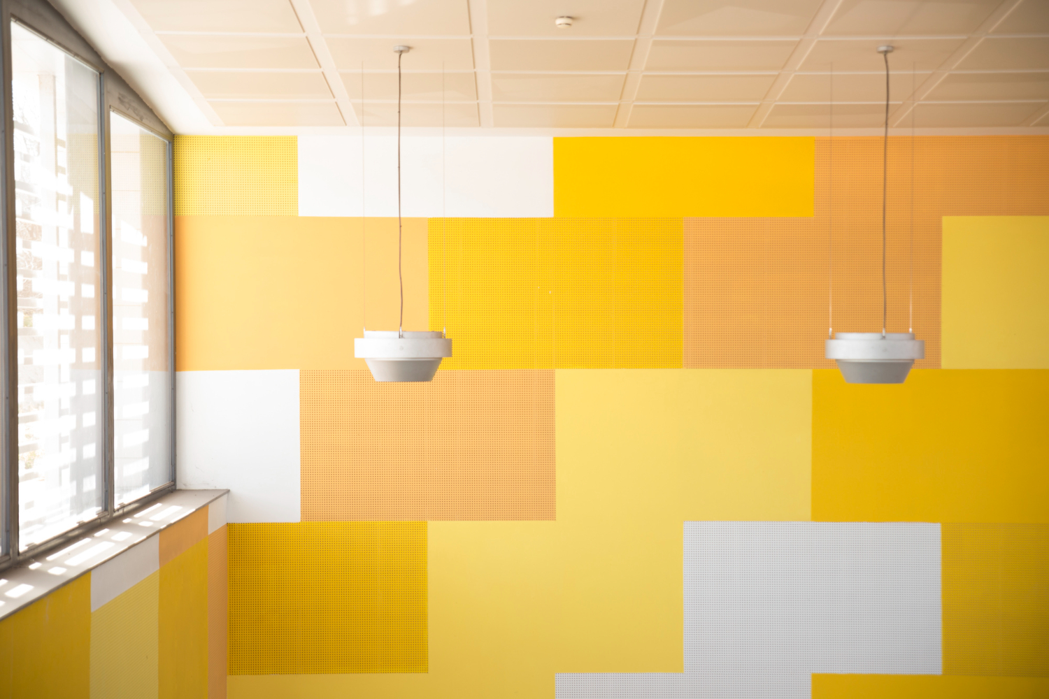 Upgrade Commercial Space with Abstract Wall Design