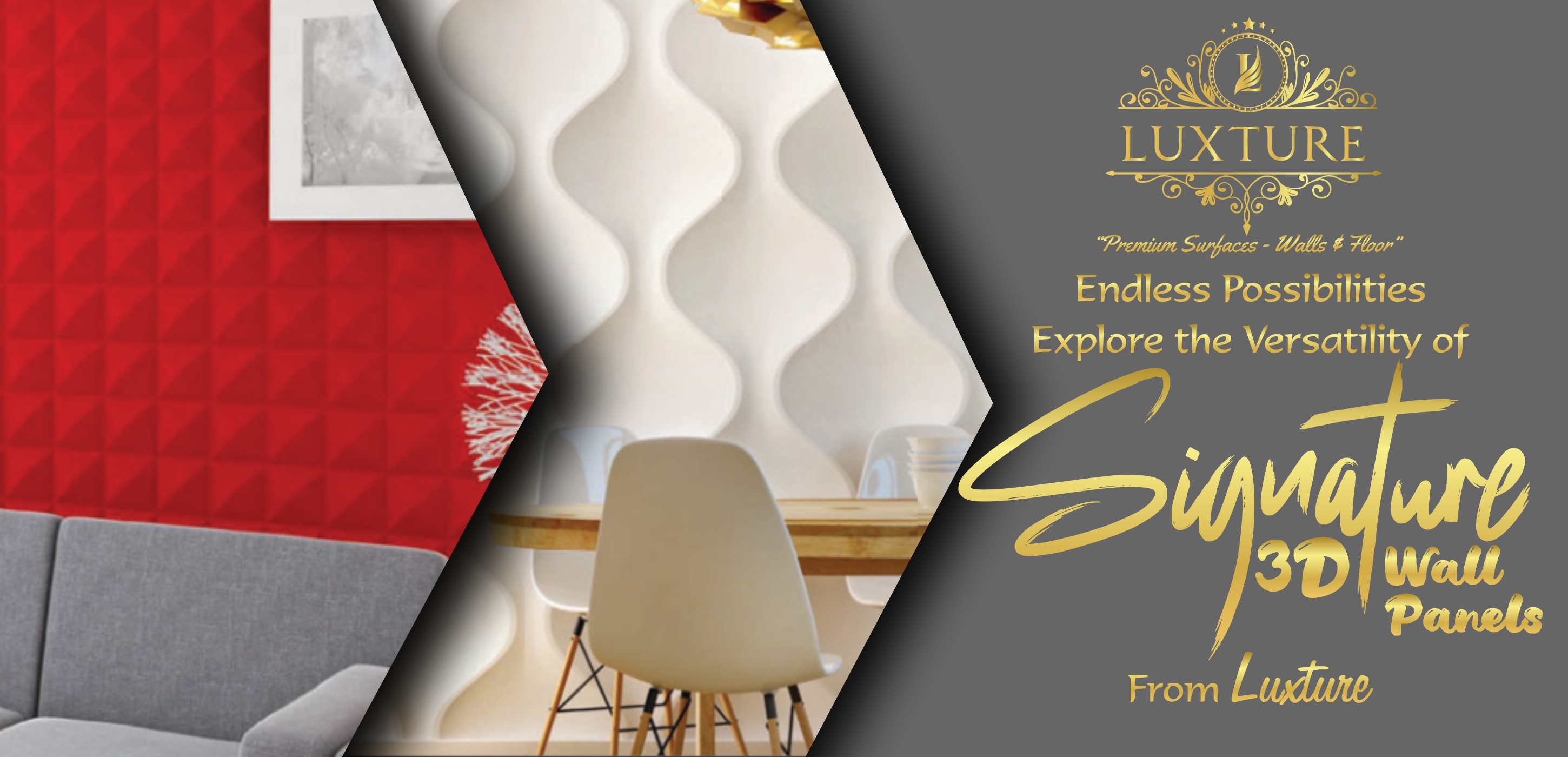 Luxture 3D Panels Endless Possibilities