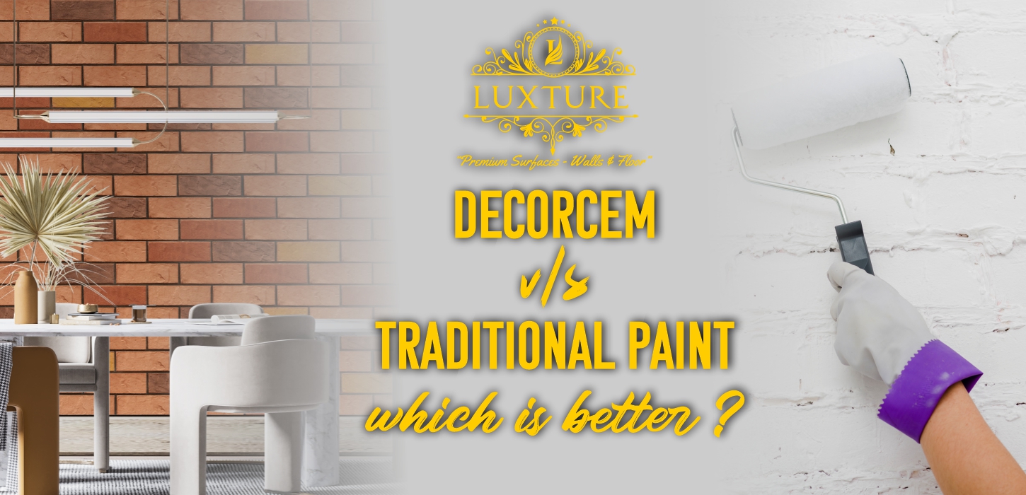 Decorcem vs. Traditional Wall Paint: Which is Bett