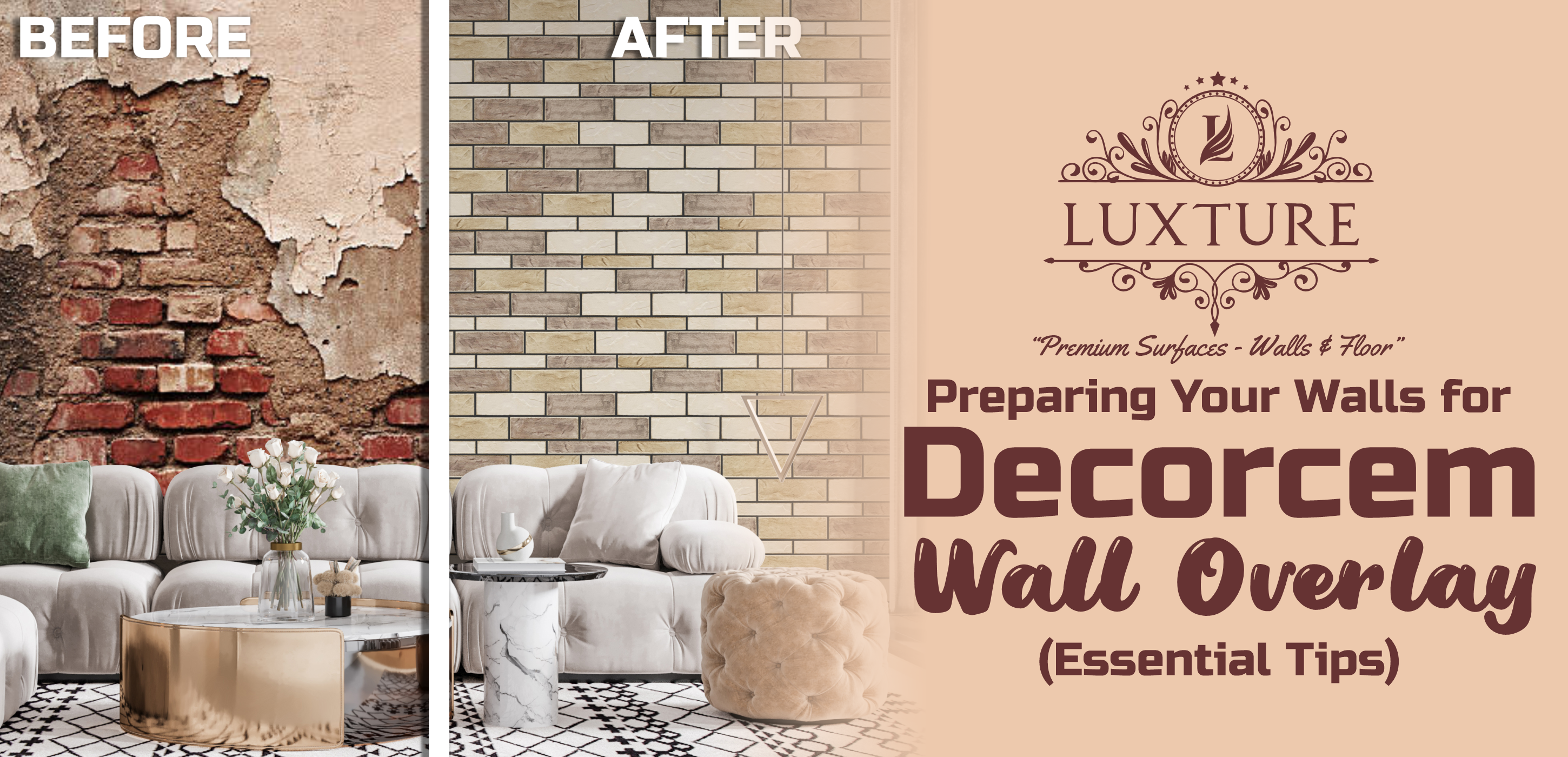 Preparing Your Walls for Decorcem